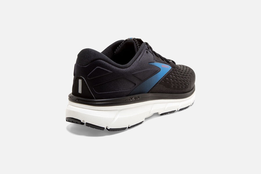 Brooks Running Shoes - Dyad 11 Road Mens - Black/Blue - XUT-163027